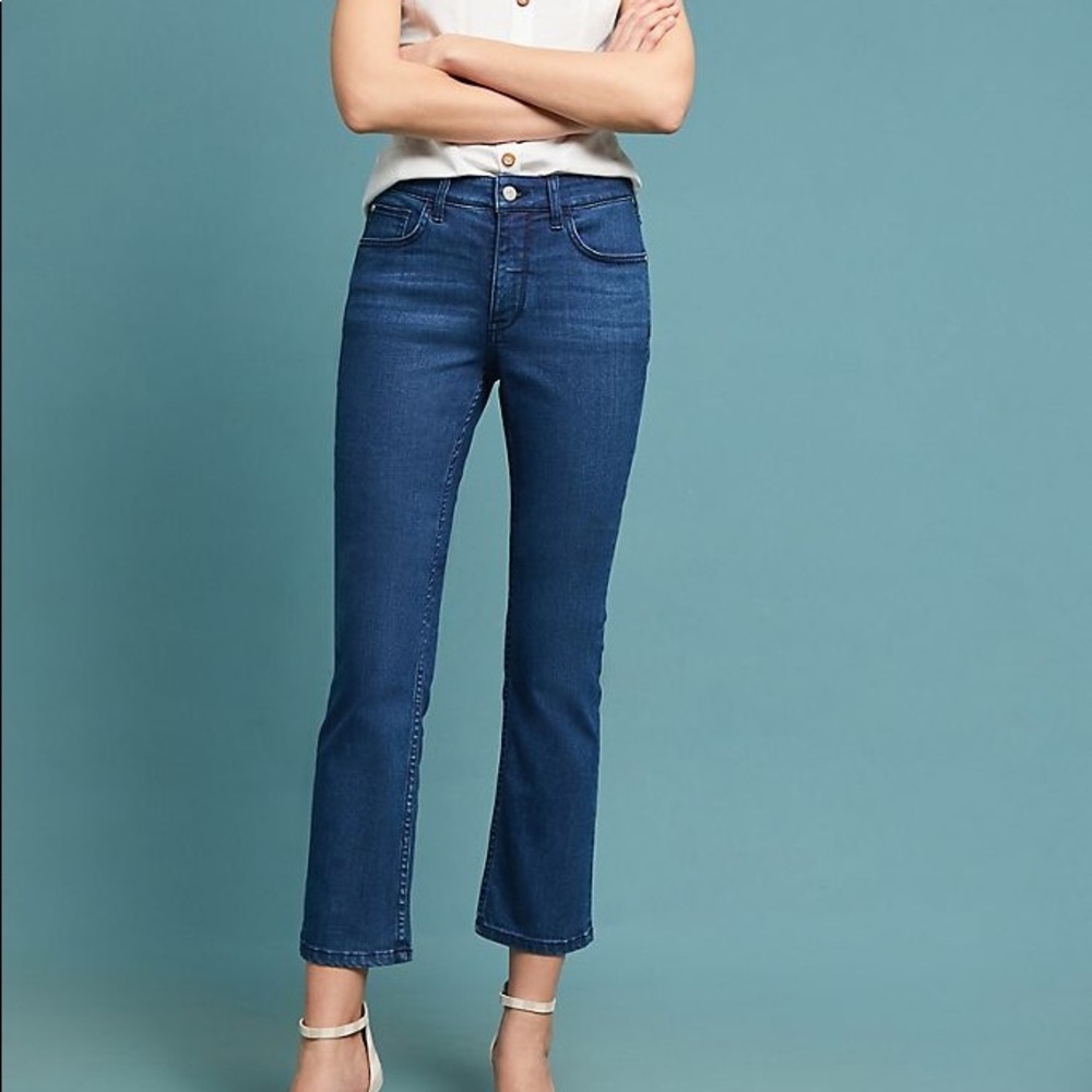 (Anthro) Pilcro High Waist Boot Cut Jeans